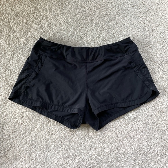 Athleta Black Running Shorts - Picture 1 of 4
